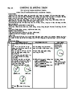 Giáo án Hình học khối 9 - Tiết 18: Sự xác định đường tròn, tính chất đối xứng của đường tròn