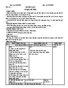 Giáo án Hình học khối 9 - Tiết 41: Luyện tập (về góc nội tiếp)