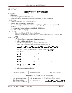 Bài giảng Bài 3: (tiết 2) Nhị thức newton