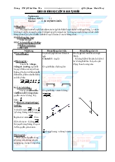 Bài giảng Tiết 1, 2: Các định nghĩa hình học