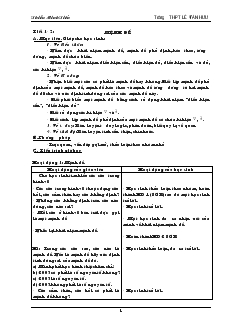 Bài giảng Tiết 1- 2: Mệnh đề (tiếp theo)