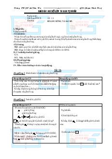 Bài giảng Tiết 10. 11: Số gần đúng và sai số (tiếp theo)