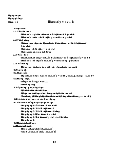 Bài giảng Tiết : 11 Hàm số y = ax + b (tiếp)