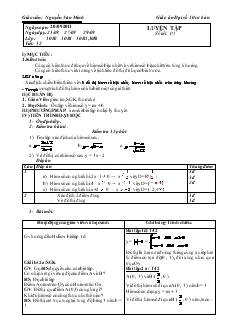 Bài giảng Tiết 12: Luyện tập (tiếp theo)