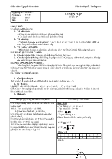 Bài giảng Tiết 22: Luyện tập (tiết 1)