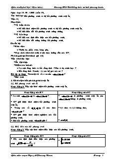 Bài giảng Tiết 34: Bất phương trình và hệ bất phương trình một ẩn (tiếp)