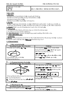 Bài giảng Tiết 38 - Bài 3: Phương trình đường elip (tiết 1)
