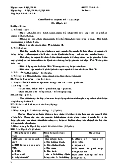 Bài giảng Tuần 1 - Tiết 1, 2: Mệnh đề (tiếp)