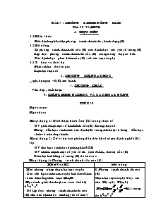 Giáo án Đại số 10 - Bài 3: Phương trình đường elíp