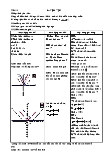 Giáo án Đại số lớp 10 - Tiết 19: Luyện tập - Tiết 23: Câu hỏi ôn chương II