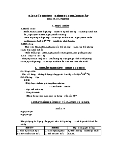 Giáo Án Đại Số Lớp 10 - Tiết 37 - Bài 4: Bất Phương Trình Bậc Nhất Hai Ẩn