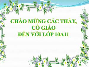 Giáo án Hình học 10 - Bài 1: Phương trình đường thẳng