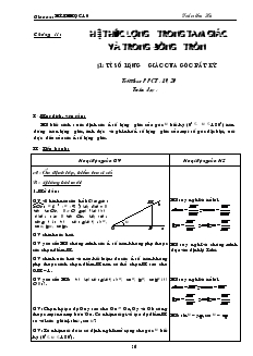 Giáo án Hình học 10 - Trần Thu Hà