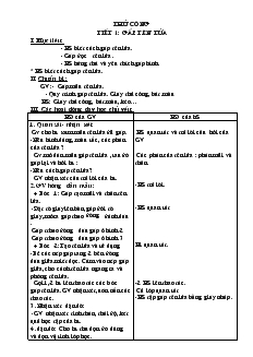 Giáo án môn Thủ công lớp 2