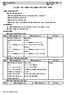 Giáo án phụ đạo 10 - Đặng Văn Cảm