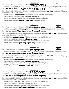 Kiểm tra 45 phút môn Toán 10