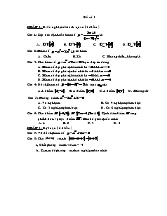 Kiểm tra Đại số 10 - Chương 2
