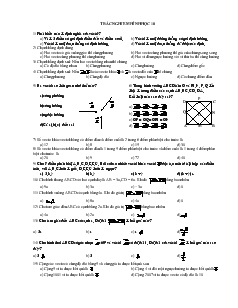 Trắc nghiệm hình học 10