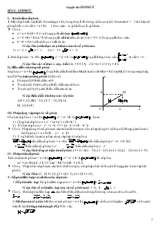 Giáo án lớp 12 môn Đại số - Bài 1: Số phức