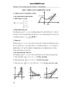 Giáo án lớp 12 môn Đại số - Bài 7: Tiệm cận và khoảng cách