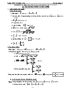 Giáo án lớp 12 môn đại số - Chương I : Trường THPT Trần Quốc Toản