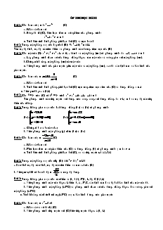 Giáo án lớp 12 môn Đại số - Ôn thi học kỳ 2