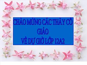 Giáo án lớp 12 môn Đại số - Phương trình đường thẳng trong không gian (tiết 1)