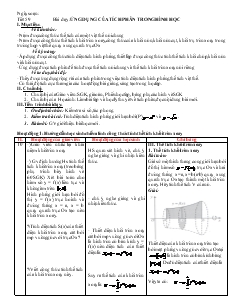 Giáo án lớp 12 môn đại số - Tiết 59: Ứng dụng của tích phân trong hình học