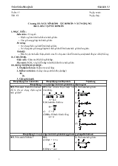 Giáo án lớp 12 môn Giải tích - Tuần 17 - Tiết 45 - Bài 2: Bài tập tích phân