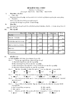 Giáo án lớp 12 môn Hình học - Chương II: Mặt cầu - Mặt trụ - mặt nón