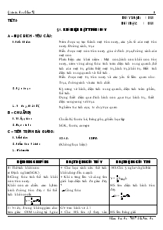 Giáo án lớp 12 môn Hình học - Tiết 14 - Bài 1: Khái niệm mặt tròn xoay