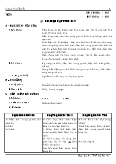 Giáo án lớp 12 môn Hình học - Tiết 15 - Bài 1: Khái niệm mặt tròn xoay