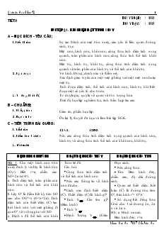 Giáo án lớp 12 môn Hình học - Tiết 16 - Bài 1: Bài tập khái niệm mặt tròn xoay