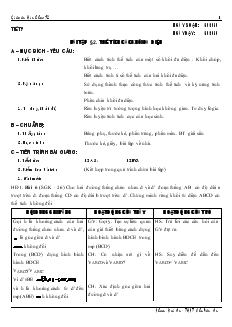 Giáo án lớp 12 môn Hình học - Tiết 8 - Bài 2: Bài tập thể tích các khối đa diện