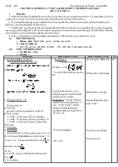 Giáo án Lớp 12 môn Toán - Bài 1: Luỹ thừa