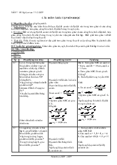 Giáo án lớp 12 môn Toán - Câu hỏi và bài tập hình học