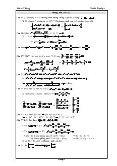 Giáo án lớp 12a môn Đại số - Trần Sĩ Tùng - Ôn thi Đại học