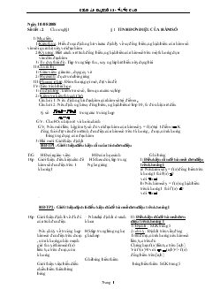 Giáo án môn Toán lớp 12 - Nâng cao