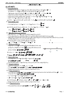 Giáo án môn toán lớp 12 - THPT Tân Bình – Bình Dương