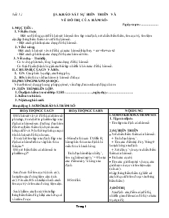 Giáo án môn Toán lớp 12 - Tiết 12 - Bài 5: Khảo sát sự biến thiên và vẽ đồ thị của hàm số