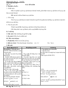 Giáo án môn Toán lớp 12 - Tiết 38: nguyên hàm