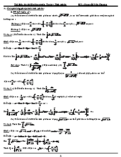Giáo án Tài liệu ôn thi Đại học môn Toán – Tích phân