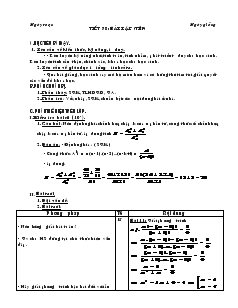 Giáo án lớp 12 môn Đại số - Tiết thứ 78: Bài tập (tiếp)