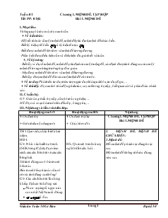 Giáo án lớp 12 môn Hình học - Bài 1: Mệnh đề