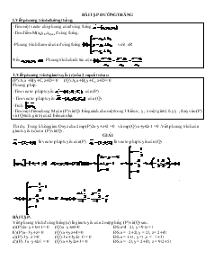 Giáo án lớp 12 môn Hình học - Bài tập đường thẳng (tiếp)