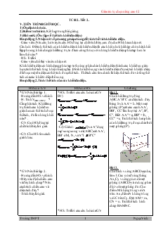 Giáo án lớp 12 môn Hình học - Bài tập thể tích (tiết 2)