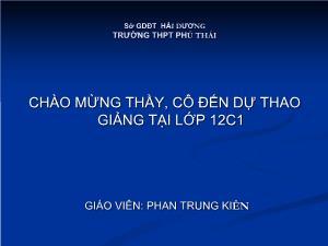 Giáo án lớp 12 môn Hình học - Bài tập về phương trình đường thẳng trong không gian