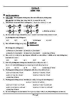 Giáo án lớp 12 môn Hình học - Chương III: Đường tròn