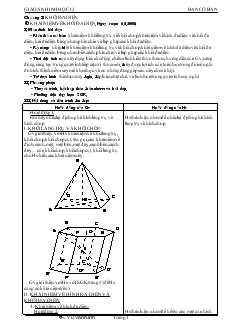 Giáo án lớp 12 môn Hình học - Khái niệm về khối đa diện (tiếp theo)