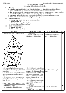 Giáo án lớp 12 môn Hình học - Khái niệm về khối đa diện (tiếp)